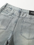 Zane | Men's Baggy Jeans | Pintuck Wide Leg Y2K Style-Eltrendio